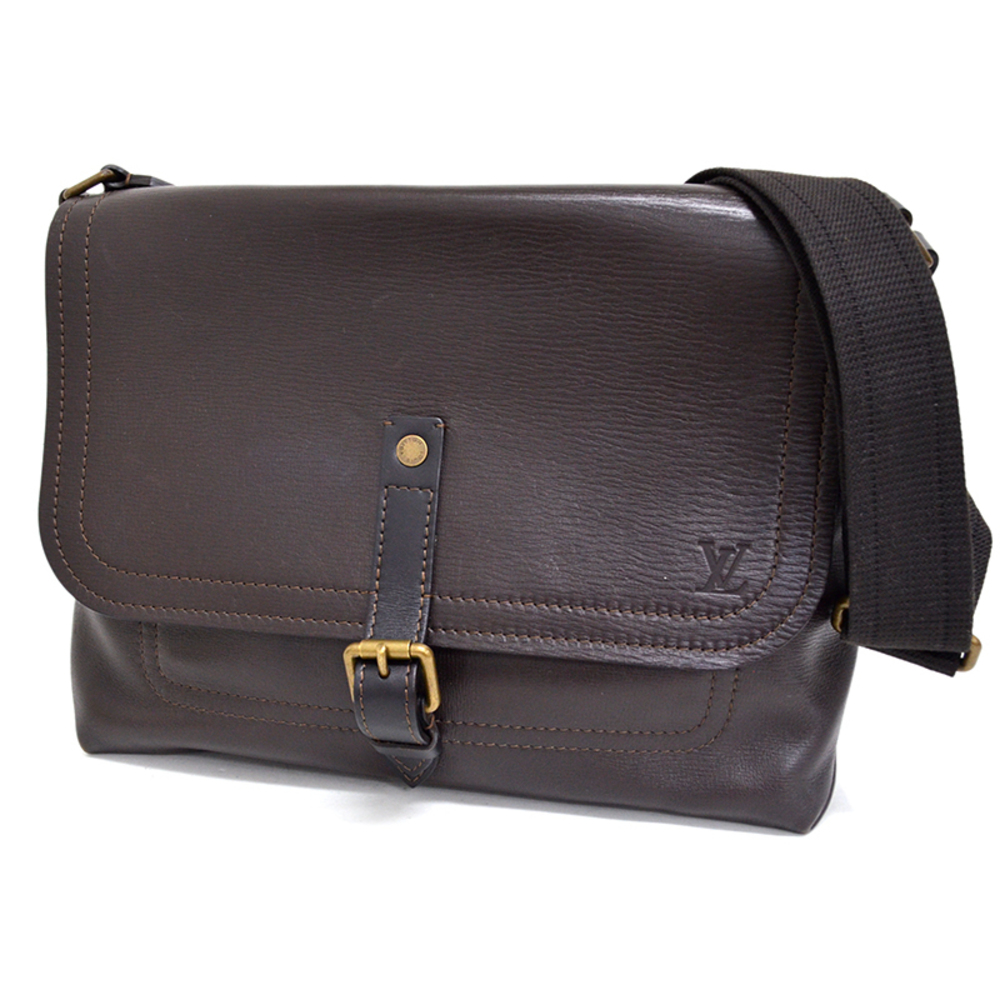 Louis Vuitton Omaha Bag Messenger Bag Brown